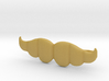 "Brazilian" Moustache Tie Bar (Plastics) 3d printed 