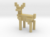 8bit reindeer with sharp corners 3d printed 