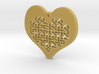 Celtic Knot heart Necklace Pendant 3d printed 