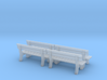 1:43,5 Spur 0 - 4x Parkbank / Park Bench - Spur /  3d printed 