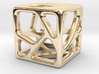 Voronoi Cube Pendant | 10mm 3d printed 