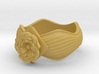 Flower Ring size10 3d printed 