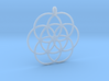 Flower of Life - Hollow Pendant 3d printed 