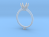 JT3-Engagement Ring 3d printed 