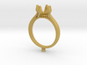 CC60-Engagement Ring Printed Wax 3d printed 