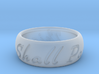 This Too Shall Pass ring size 12 1/2  3d printed 