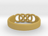Double Infinity Ring 14.9mm Size4 3d printed 