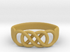 Double Infinity Ring 15.7 mm Size 5 3d printed 