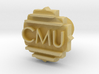 CMU Cufflink 3d printed 