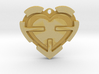 Heart Pendant  3d printed 