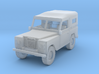  1/72 1:72 Scale Land Rover Soft Top Down Back 3d printed 