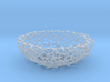 Mini shell / bowl (6 cm) - Voronoi-Style #1 3d printed 