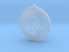 Pendant Wind Spinner Circle Sun and moon 3d printed 