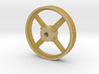 Four Spoke Pulley  3d printed 