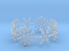 Snowflake Bangle (small) 3d printed 