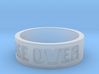 Game Over Ring 3d printed 