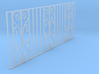 Dolls House Cast Iron Fence 3d printed 