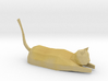 Decorative low-poly cat 3d printed 