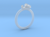 Size 10.5 Lilies Ring Customizable Size 3d printed 