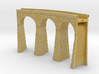 T-scale Stone Viaduct Section - 45d Curve - 145mm  3d printed 