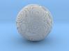 Triskelion sphere 3d printed 