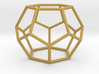 Fullerene with 14 faces 3d printed 