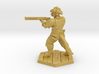 Bull Gunner (28mm Scale Miniature) 3d printed 