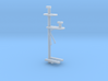 Apache fleet tug, radar mast (hollow, for radar fu 3d printed 