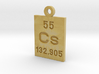 Cs Periodic Pendant 3d printed 