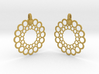 Rings Earrings 3d printed 