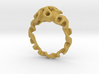 Ring  Reaction Diffusion   Size 54 3d printed 