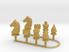 Chess Toppers - the back row 3d printed 