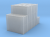 20ft Container Pile #1 in 1/350 3d printed 