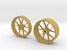 1/6 10 Spoke Motorcycle wheels 3d printed 