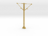 Catenary mast with double arms 78 mm - (1:32) 3d printed 