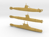 1/200 Scale Japanese Mini-Submarines set of 3 3d printed 