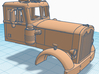 1/64th Early Autocar truck w round fenders 3d printed 
