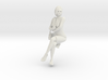 Woman sitting (N scale figure) 3d printed 