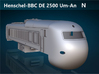 Henschel-BBC DE 2500 Um-An N [body] 3d printed Henschel-BBC DE 2500 Um-An N front rendering