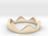 Stackable Crown Ring 3d printed 