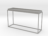 Miniature Tray Top Console Table 3d printed Aluminum