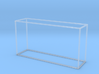 Miniature Tray Top Console Table Frame 3d printed 
