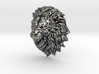 Lion Lapel Pin_Mouth Open 3d printed 