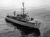 Nameplate USS Fulmar MSC(O)-47 3d printed YMS-1 class coastal minesweeper (old) USS Fulmar MSC(O)-1.
