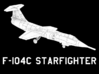 F-104C Starfighter (Clean) 3d printed 