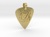 Muladhara Guitar Pick Pendant 3d printed 