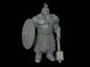 Dwarf warrior 3d printed 