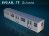 Berlin Baureihe A3L  TT [2x body] 3d printed BVG Baureihe A3L top rendering