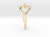 Heart Design Key v2 - Precut for Kink3D Lock Set 3d printed 