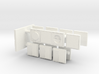 European light switches and plugpoints in 1:12 3d printed 